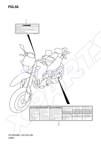 Billede til varegruppe LABEL (DR-Z400SML1 E28)