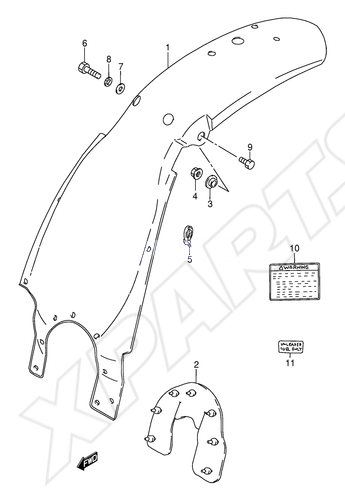 Billede til varegruppe REAR FENDER (MODEL Y)