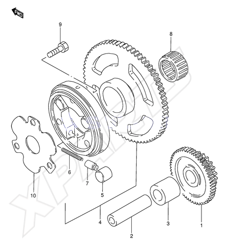 Billede til varegruppe STARTER CLUTCH