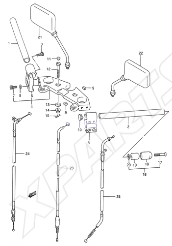 Billede til varegruppe HANDLEBAR (MODEL L/ M/ N)