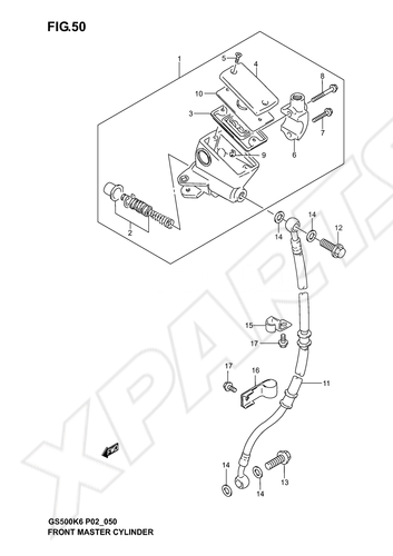 Billede til varegruppe FRONT MASTER CYLINDER (MODEL K3)
