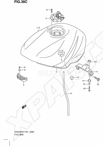 Billede til varegruppe FUEL TANK (MODEL L0)COLOR: CZY= YHF(GRAY), YA Y (BLACK)