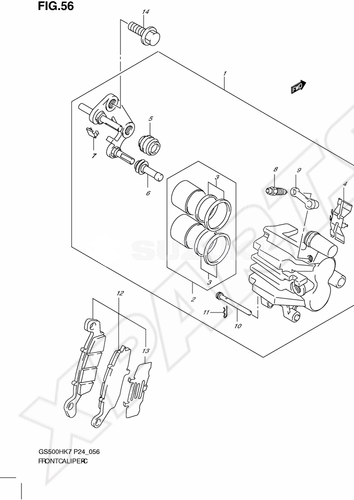 Billede til varegruppe FRONT CALIPER