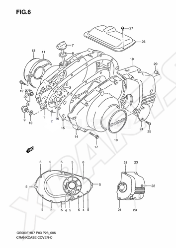 Billede til varegruppe CRANKCASE COVER