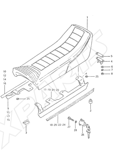 Billede til varegruppe SEAT (GSX400EX)FIG. 53 (H-5) : GSX400EX  E22