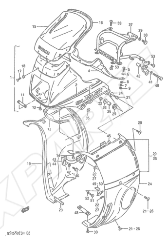 Bild für Kategorie COWLING (GSX550EFH)