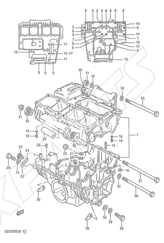 Billede til varegruppe CRANKCASE