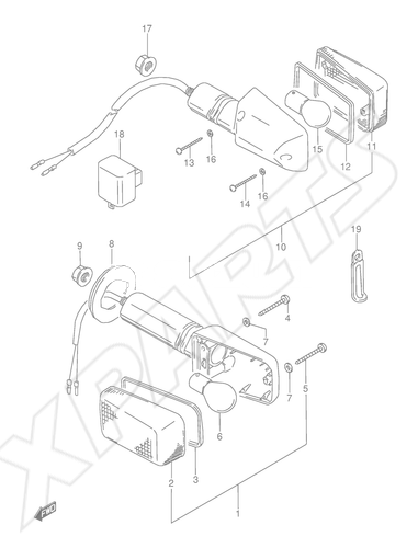 Billede til varegruppe TURN SIGNAL LAMP (MODEL T)