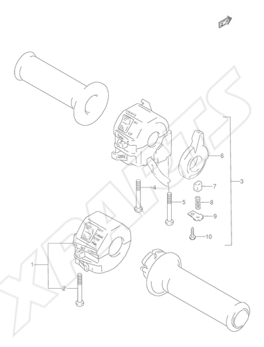 Billede til varegruppe HANDLE SWITCH (MODEL K/ L/ M/ N/ P/ R/ S)