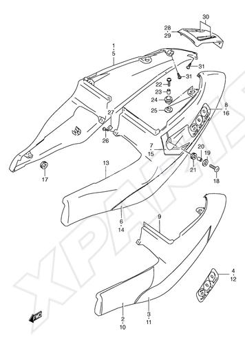 Billede til varegruppe FRAME COVER (MODEL V): G7Y=33J(BLACK),Y0P(BLUE )