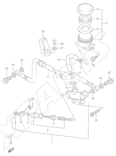 Billede til varegruppe REAR MASTER CYLINDER