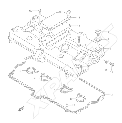 Billede til varegruppe CYLINDER HEAD COVER