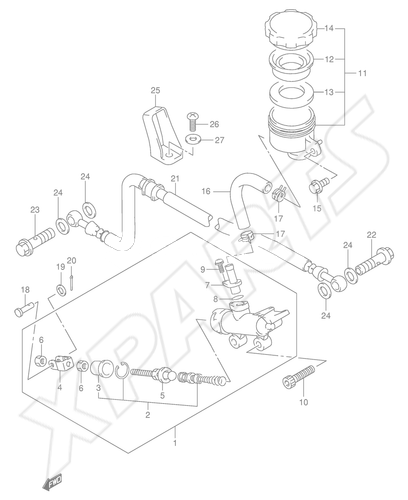 Billede til varegruppe REAR MASTER CYLINDER