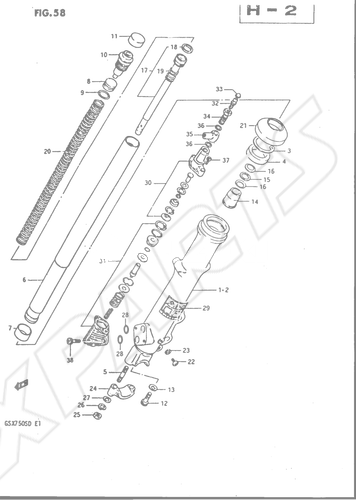 Bild für Kategorie FRONT DAMPER (MODEL Z)FIG59 (H-4) : MODEL D