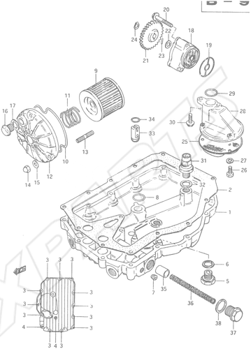 Billede til varegruppe OIL PUMP - OIL FILTER