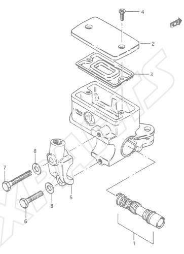 Billede til varegruppe FRONT MASTER CYLINDER (GSX750EF)