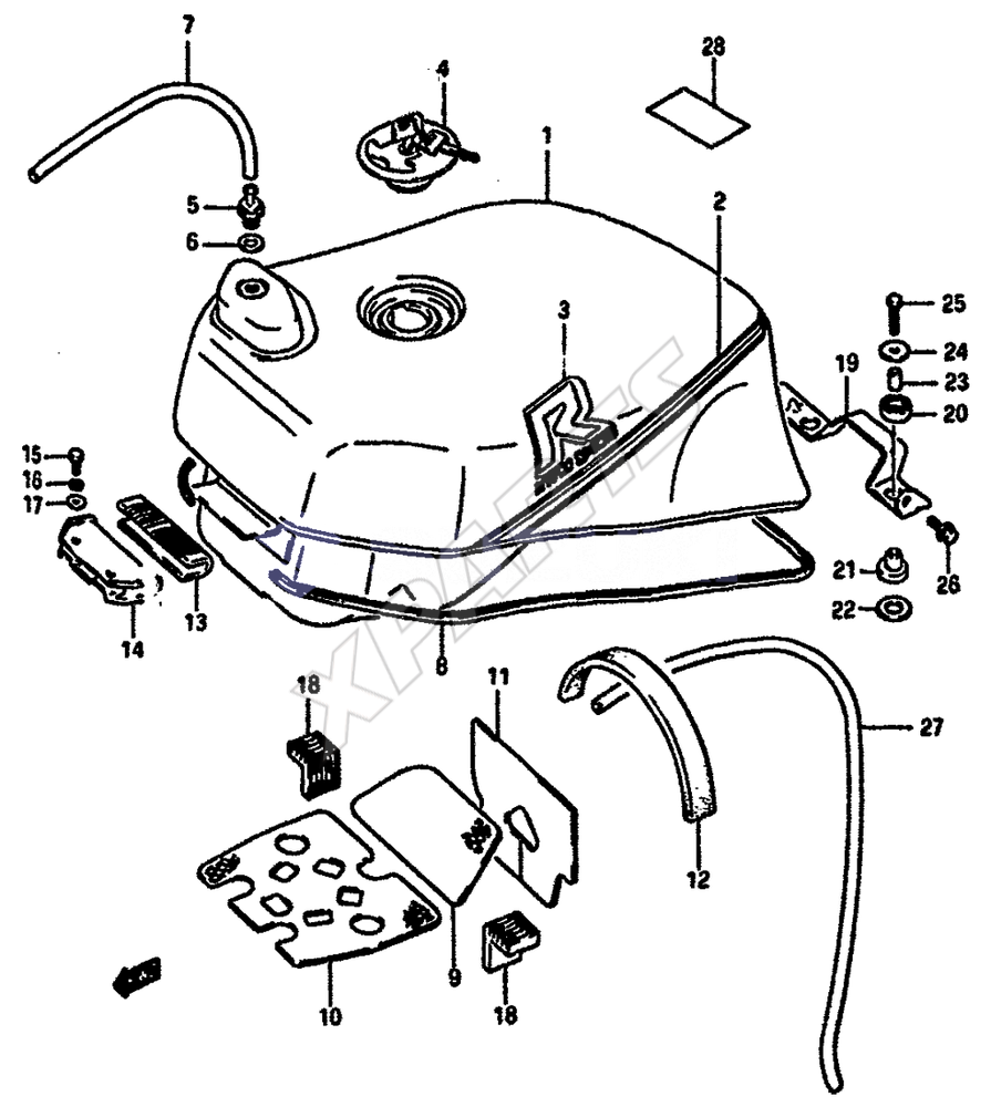 Bild für Kategorie FUEL TANK (MODEL H)