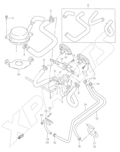 Billede til varegruppe SECOND AIR (E18,MODEL N E39)
