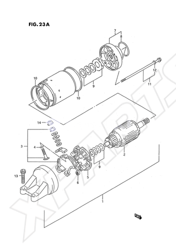 Billede til varegruppe STARTING MOTOR (MODEL R/ S)