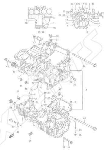 Billede til varegruppe CRANKCASE