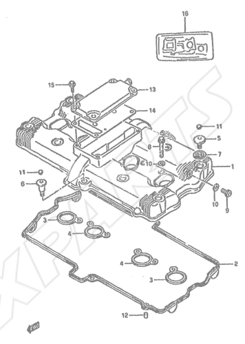 Billede til varegruppe CYLINDER HEAD COVER