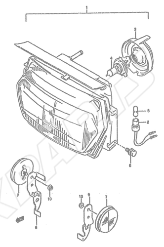 Billede til varegruppe HEADLAMP (MODEL T)