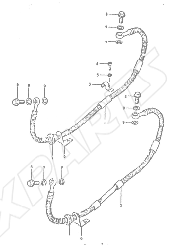 Billede til varegruppe REAR BRAKE HOSE