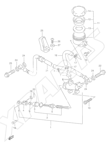Billede til varegruppe REAR MASTER CYLINDER