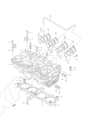Billede til varegruppe CYLINDER HEAD