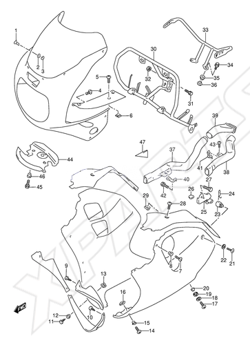 Billede til varegruppe INSTALLATION PARTS (MODEL P/ R)
