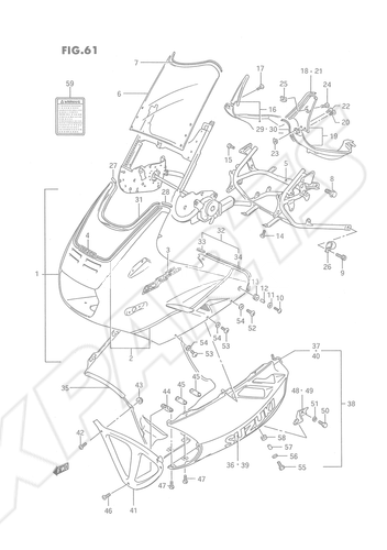 Billede til varegruppe COWLING (MODEL K 2VV)