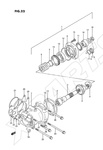 Bild für Kategorie SECONDARY DRIVE GEAR (MODEL M)