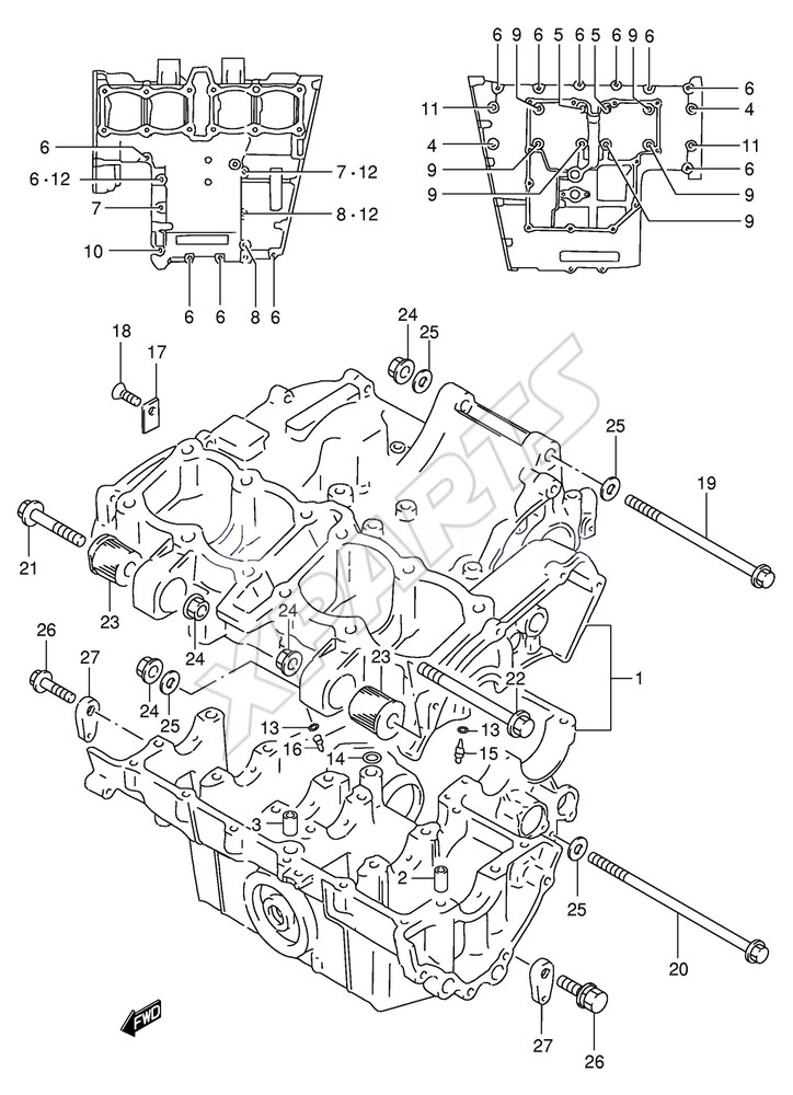 Billede til varegruppe CRANKCASE