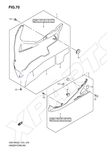 Picture for category UNDER COWLING: JDT=YKV(BLACK),YPA(WHIT E)
