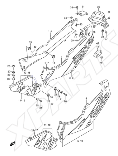 Billede til varegruppe FRAME COVER (MODEL P)COLOR : M18 = 0JW(WHITE),  1LE(BLUE)