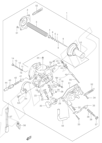 Billede til varegruppe CARBURETOR (MODEL K2/ K3/ K4)