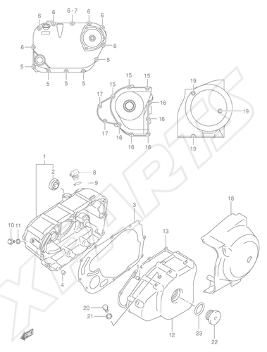 Billede til varegruppe CRANKCASE COVER