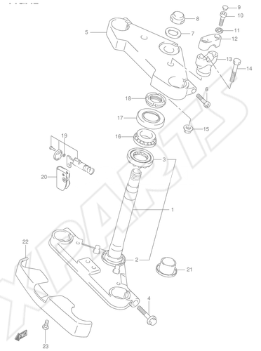 Billede til varegruppe FRONT FORK BRACKET (MODEL Y/ K1)
