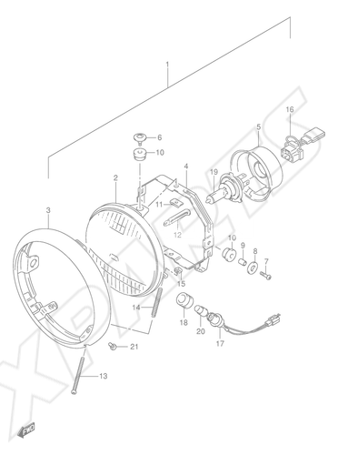 Billede til varegruppe HEADLAMP (E2,E4,E17,E18,E19,E25,E34)