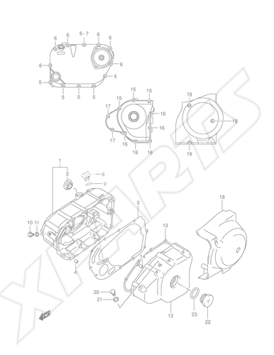 Billede til varegruppe CRANKCASE COVER