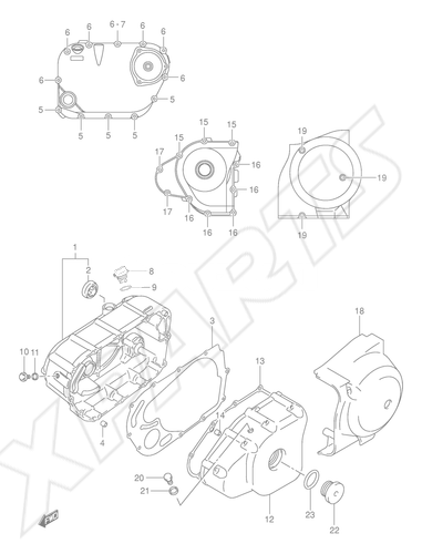 Billede til varegruppe CRANKCASE COVER