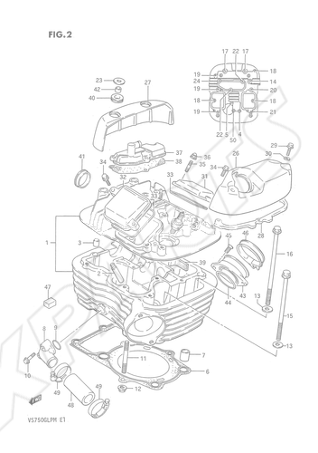 Billede til varegruppe CYLINDER HEAD (REAR)