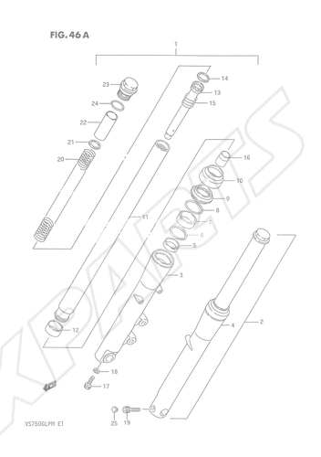 Bild für Kategorie FRONT FORK (MODEL J/ K/ L/ M)