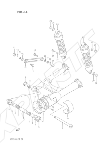 Bild für Kategorie REAR SWINGING ARM (MODEL F)