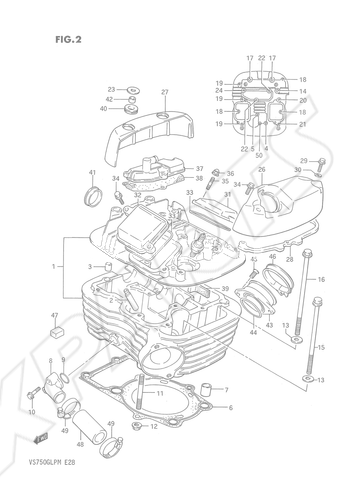 Billede til varegruppe CYLINDER HEAD (REAR)