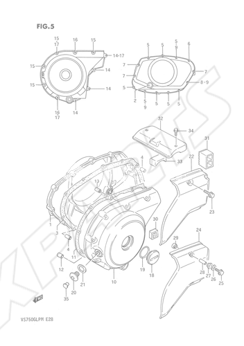 Billede til varegruppe CRANKCASE COVER