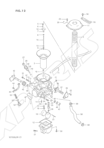 Billede til varegruppe CARBURETOR (REAR)