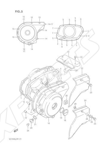 Billede til varegruppe CRANKCASE COVER
