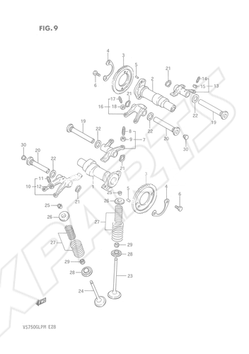 Bild für Kategorie CAMSHAFT - VALVE