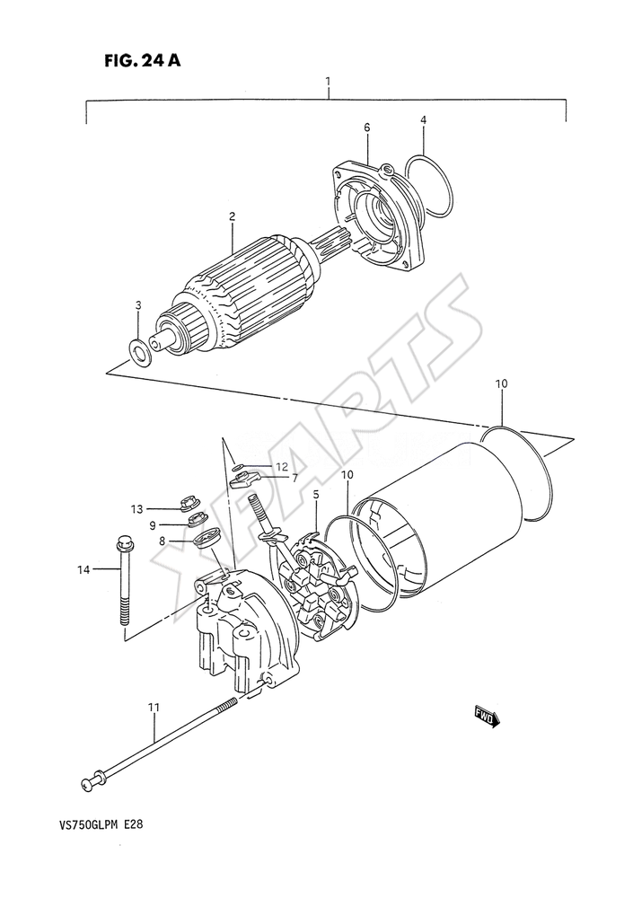 Bild für Kategorie STARTING MOTOR (MODEL M)
